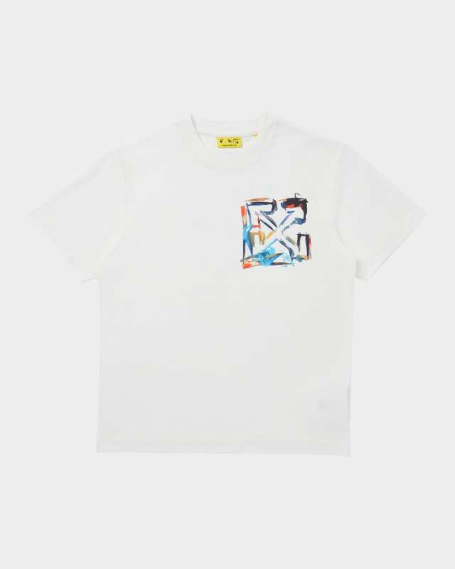 Boy's Watercolor Logo Short-Sleeve T-Shirt, Size 4-12